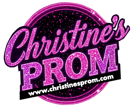 Christine's Prom Black and Pink Logo. Prom dresses for Vermont and New Hampshire.